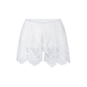 Pantaloni scurti de pijama cu dantela