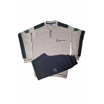 Pijamale lungi pentru barbati -  LP2106 - Gri | Albastru