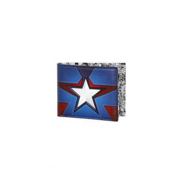 Portofel pentru copii Capitanul America Curaj - Multicolor - 12 x 12 x 2 cm