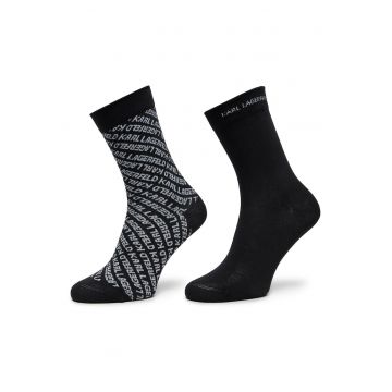 Set 2 perechi Sosete dama -  negru