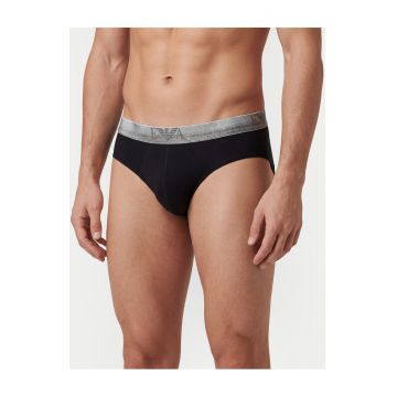 Set 3 slipuri barbati - Emporio Armani - bumbac - negru