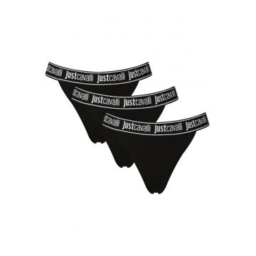 Set chiloti pentru femei -  Bumbac - Negru - Negru