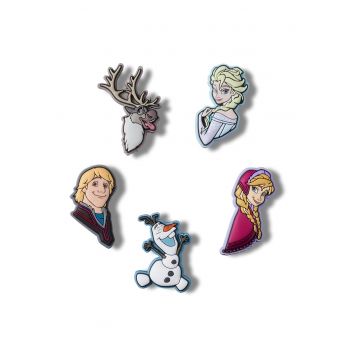 Set de accesorii jibbitz cu tematica Frozen - 5 piese - Multicolor