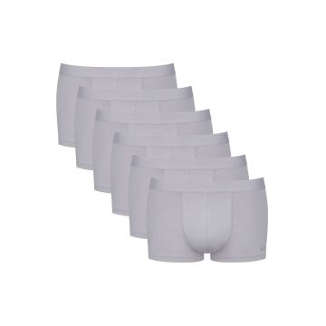 Set de boxeri cu model uni - 6 perechi - Gri