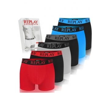 Set de boxeri din bumbac - 6 perechi - Multicolor