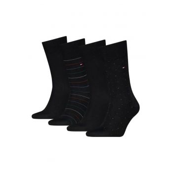 Set de sosete lungi - 4 perechi - Negru