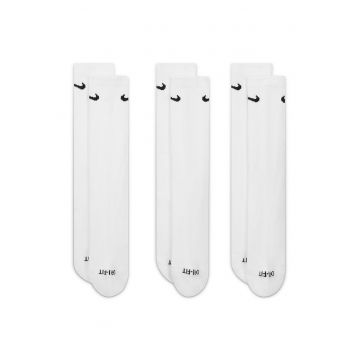 Set de sosete unisex pentru fitness Everyday Plus - 3 perechi - Alb optic