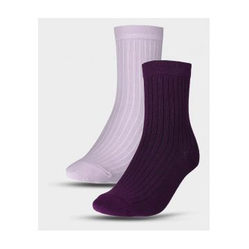 Set Sosete Sportstyle Dama 2 Perechi  - Confort si Elasticitate - Marime 35-42 - Bumbac Multicolor