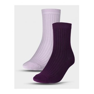 Set Sosete Sportstyle Dama 2 Perechi  - Confort si Elasticitate - Marime 35-42 - Bumbac Multicolor