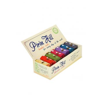 Sosete bambus Luxury Box 7 FINE BAMBOO Bees