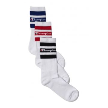 Sosete  Crew - 3 perechi - alb - 39-42EU
