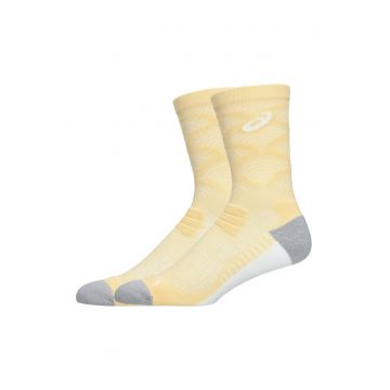 Sosete cu model - pentru alergare - Alb/Galben pai