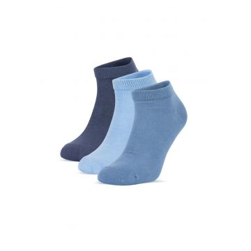 Sosete dama -  set 3 bucati - albastru -