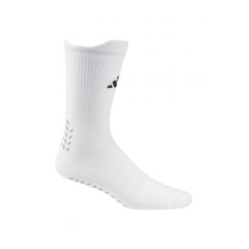 Sosete fotbal unisex -  Poliester/Poliamida - Alb -