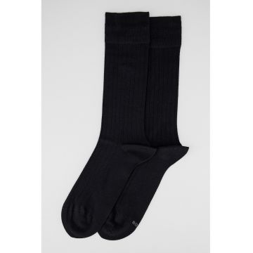 Sosete lungi din amestec de modal - Negru