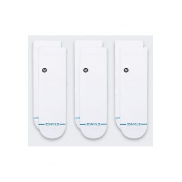 Sosete sport barbati  set 3 perechi - alb - inaltime medie - amortizare moderata