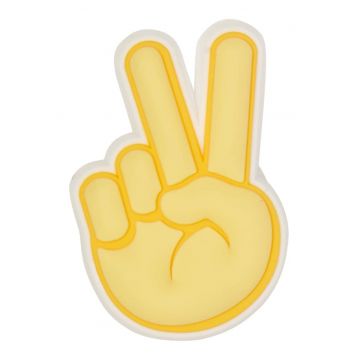 Talisman pentru saboti Jibbitz - Alb/Galben