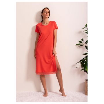 Camasa Noapte Elis Modal - Portocaliu