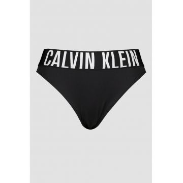 Chiloti cu banda logo in talie - Negru