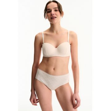 Chiloti hipster din amestec de bumbac - Alb murdar