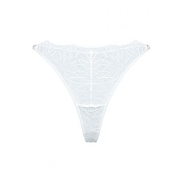 Chiloti tanga dama Celeste - Alb