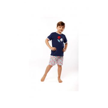Pijama baieti din bumbac Marine PCV06