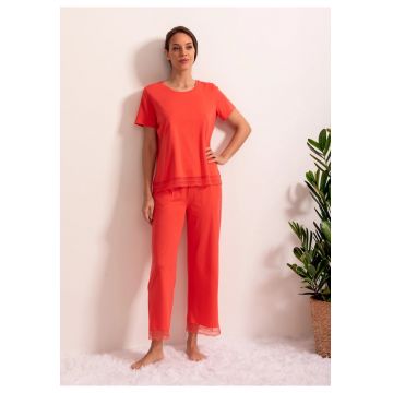Pijama Dama Elis Modal - Portocaliu