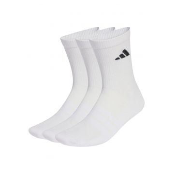 Set 3 perechi sosete  Cushioned Sportswear Crew - alb -