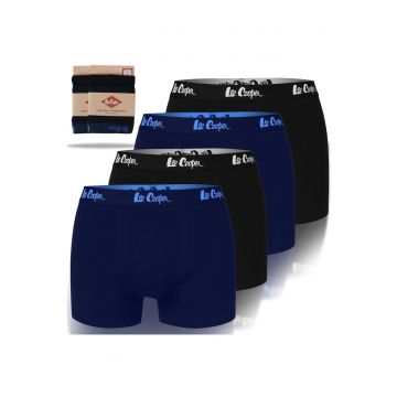 Set 4 Boxeri Barbati -  Bumbac - Multicolor - Multicolor