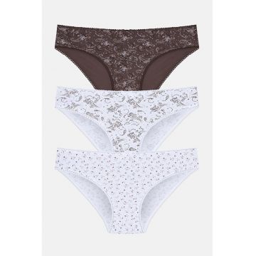 Set de chiloti cu imprimeu - 3 perechi