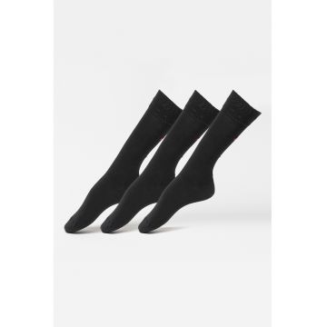 Set de sosete lungi - 3 perechi - Negru