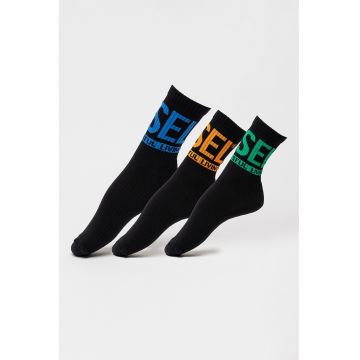 Set de sosete lungi Ray - 3 perechi - Negru