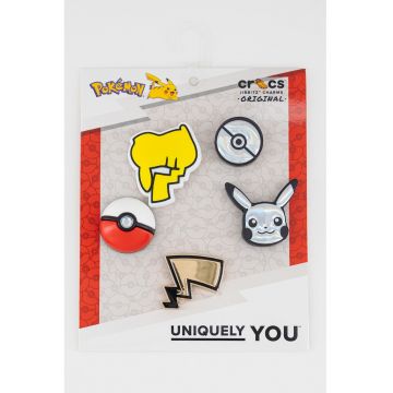 Set de talismane pentru saboti Elevated Pokemon- 5 piese - Auriu/Galben/Argintiu