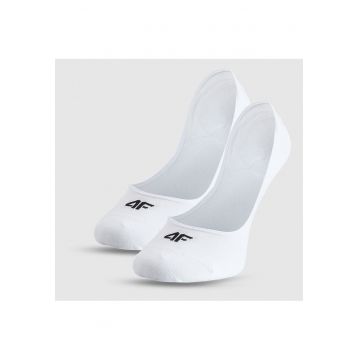 Sosete No-Show Femei  Set 2 Perechi - Bumbac Alb - Confort si Stil Sportiv