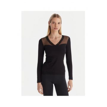 Bluza de Pijamale dama -  negru - moale