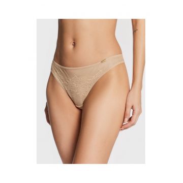 Chiloti tanga dama  bej - lenjerie intima