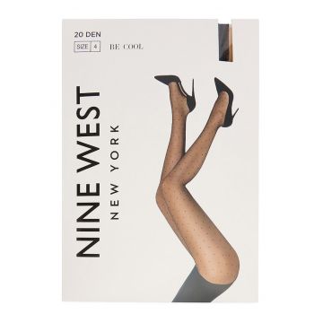 Dresuri dama -  model cu buline - negru - poliamida si elastan