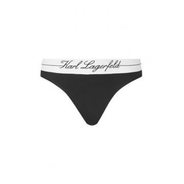 Lenjerie intima dama -  Negru - Bumbac/Elastan