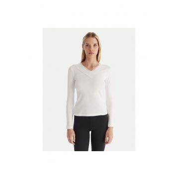 Lenjerie termoactiva dama -  bumbac - slim fit - alb -