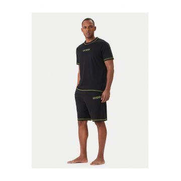 Pijama barbati -  bumbac - negru