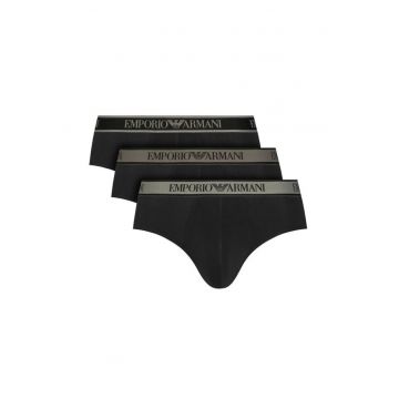 Set 3 barbati - Emporio Armani - bumbac - Negru