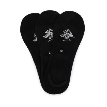 Set 3 par stopki unisex -  negru - 43-46