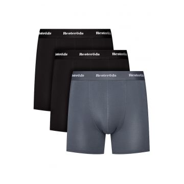 Set 3 perechi boxeri barbati - Resterods - Negru/Gri