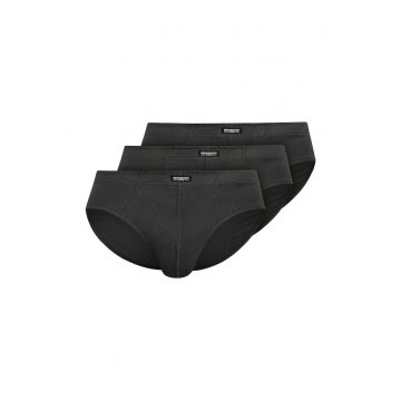 Set 3 perechi de chiloti pentru barbati -  Bumbac - Bleumarin``1 - Gri grafit
