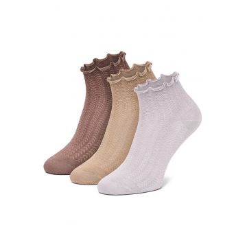 Set 3 perechi sosete dama  multicolor 39-42