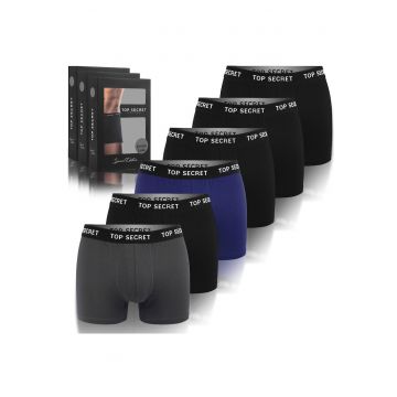 Set 6 Boxeri Barbati -  Bumbac - Multicolor - Marime