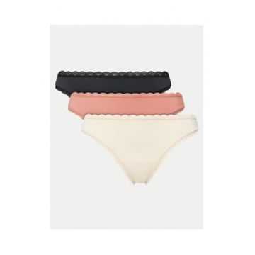 Set de 3 perechi de chiloti tanga