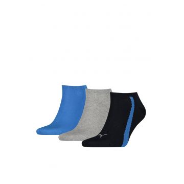 Set de sosete scurte unisex cu logo - 3 perechi