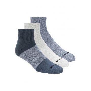 Set sosete -  3pk Mens Qtr Colorbloc Socks S118998-BLU - Multicolor - 41-46 - 3 buc