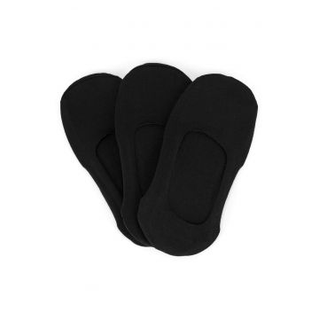 Sosete dama -  AS-LCN-001-AW24 - set 3 perechi - negru